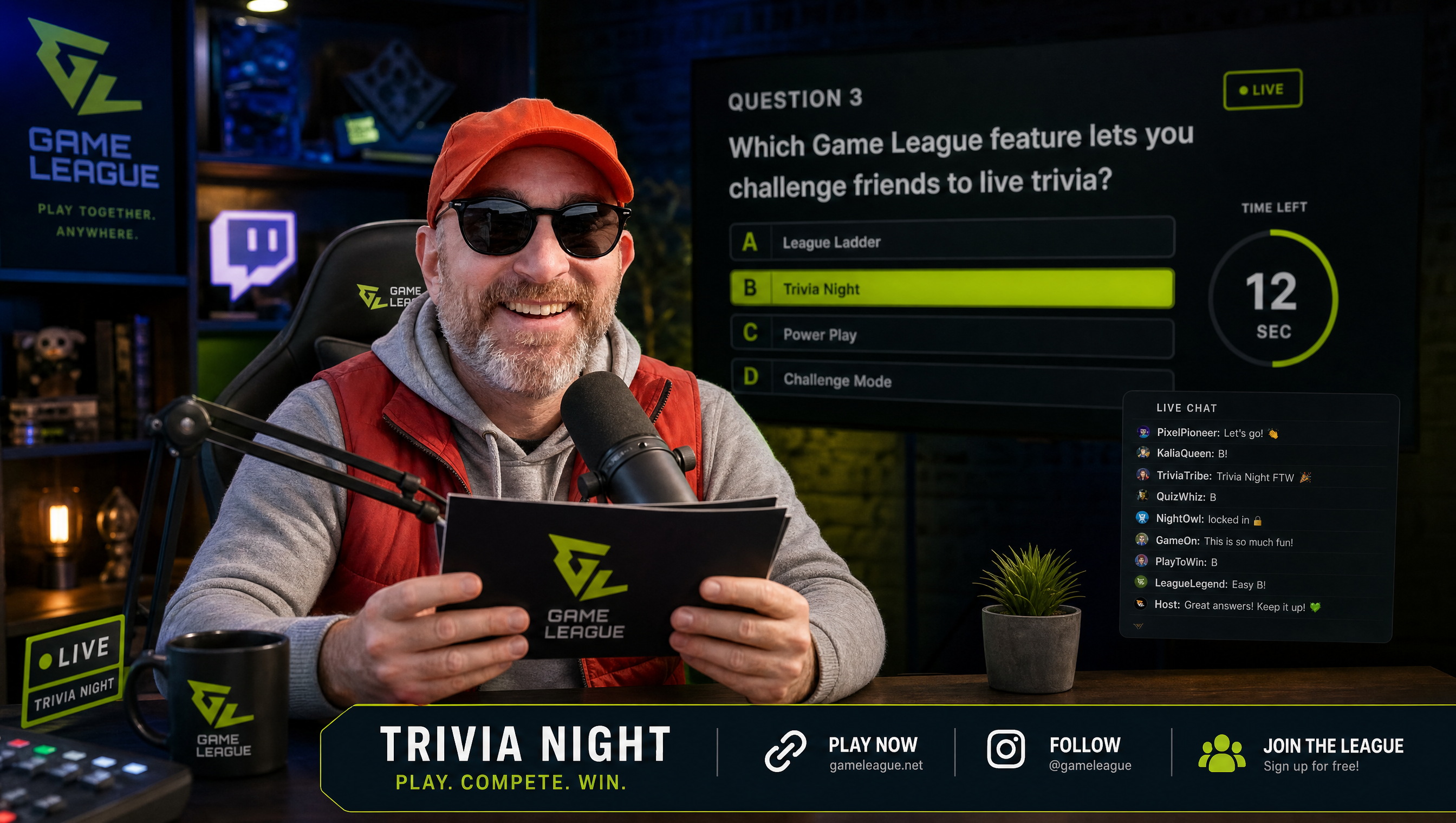 Grumpy Nathan special-edition trivia presentation