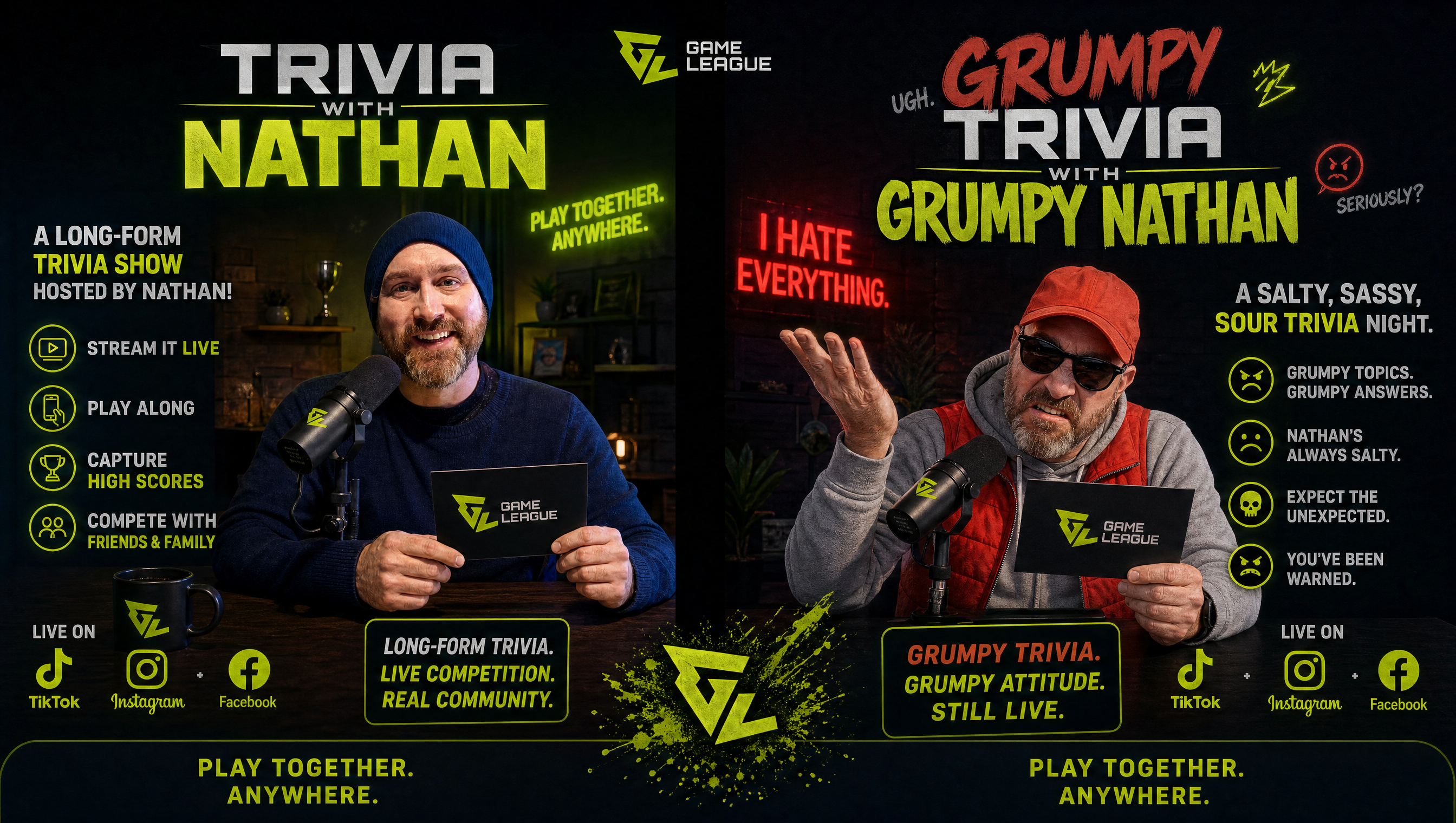 Trivia with Nathan campaign artwork